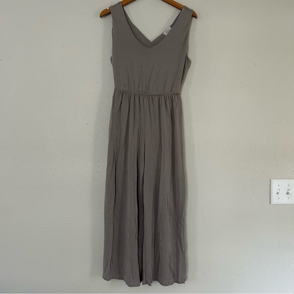 🦋 Sienna Sky Cream Tan Beige Sleeveless Jumper Stretch Large - Picture 1 of 10